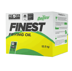 Finest deep frying oil in a box